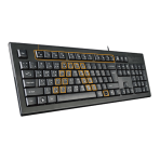 A4Tech KRS-85 USB Multimedia Bangla Keyboard (Bijoy Layout) - Image 2