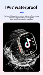 S8 Ultra Android Smart Watch 4G Internet RAM 1GB ROM 16GB Wifi Playstore Version Honeycomb Edition Smart Watch - Golden - Image 2