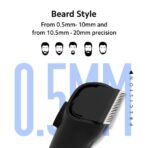 Xioami Trimmer 2C Cordless High Precision 0.5mm to 20mm Range 40 Length Adjustment Washable Head Up to 90m Backup LED Indicator Type-C Charging Trimmer - Image 3