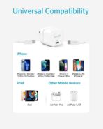 Anker A2149 PowerPort III 20W Cube PD Fast Charging Adapter - White US Plug - Image 2