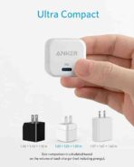 Anker A2149 PowerPort III 20W Cube PD Fast Charging Adapter - White US Plug - Image 3