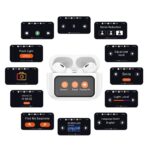 Hoco EW72 ANC TWS Earbuds BT 5.4 LCD Touch Screen HD Display Touch Control Up to 20 Hours Battery Life Wireless Earphones - Image 3