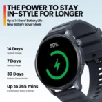 Zeblaze Btalk 3 Pro Smart Watch 1.43 inch Amoled Display Slim Design Bluetooth Calling 300+ Watch Faces Sports Modes Health Monitoring Up to 14 Days Battery Life Smartwatch for Men and Women - Image 7