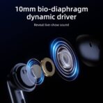QCY T13 ANC 2 Earbuds 4 Mic 28dB ANC Up to 30 Hour Battery Life Lightweight APP Support Wireless Earphones - Image 5