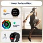 Zeblaze GTR 3 Pro Smart Watch 1.43 inch AMOLED Display Bluetooth Calling IP68 Waterproof Up to 14 Days Battery Life 100+ Sports Modes Health Monitoring Smartwatch - Image 3