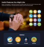Zeblaze GTS 3 Smart Watch Bluetooth Calling 2.03 inch HD Display 100+ Sports Modes Muli Health Monitoring Up to 15 Days Battery Life Smartwatch for Men and Women - Image 2