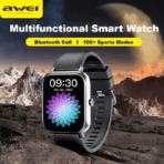 Awei H25 Smart Watch 1.83 inch Display Bluetooth Calling IP67 Waterproof Up to 10 Days Battery Life 100+ Sports Modes Smartwatch - Image 2