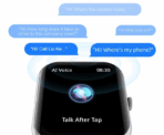 Awei H25 Smart Watch 1.83 inch Display Bluetooth Calling IP67 Waterproof Up to 10 Days Battery Life 100+ Sports Modes Smartwatch - Image 5