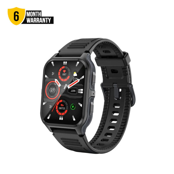 COLMI P73 Smart Watch 1.9 inch Display IP68 Waterproof BT 5.2 100+ Sports Mode Smartwatch - Black