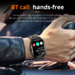 COLMI P76 Smartwatch 1.96 inch  Outdoor Sports Fitness 3ATM Waterproof Smart Watch - Image 3