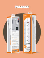 LDNIO SC10610 Power Strip 220V 10 Outlets 30W 6 USB Port QC 3.0 Universal Power Cord - Image 5