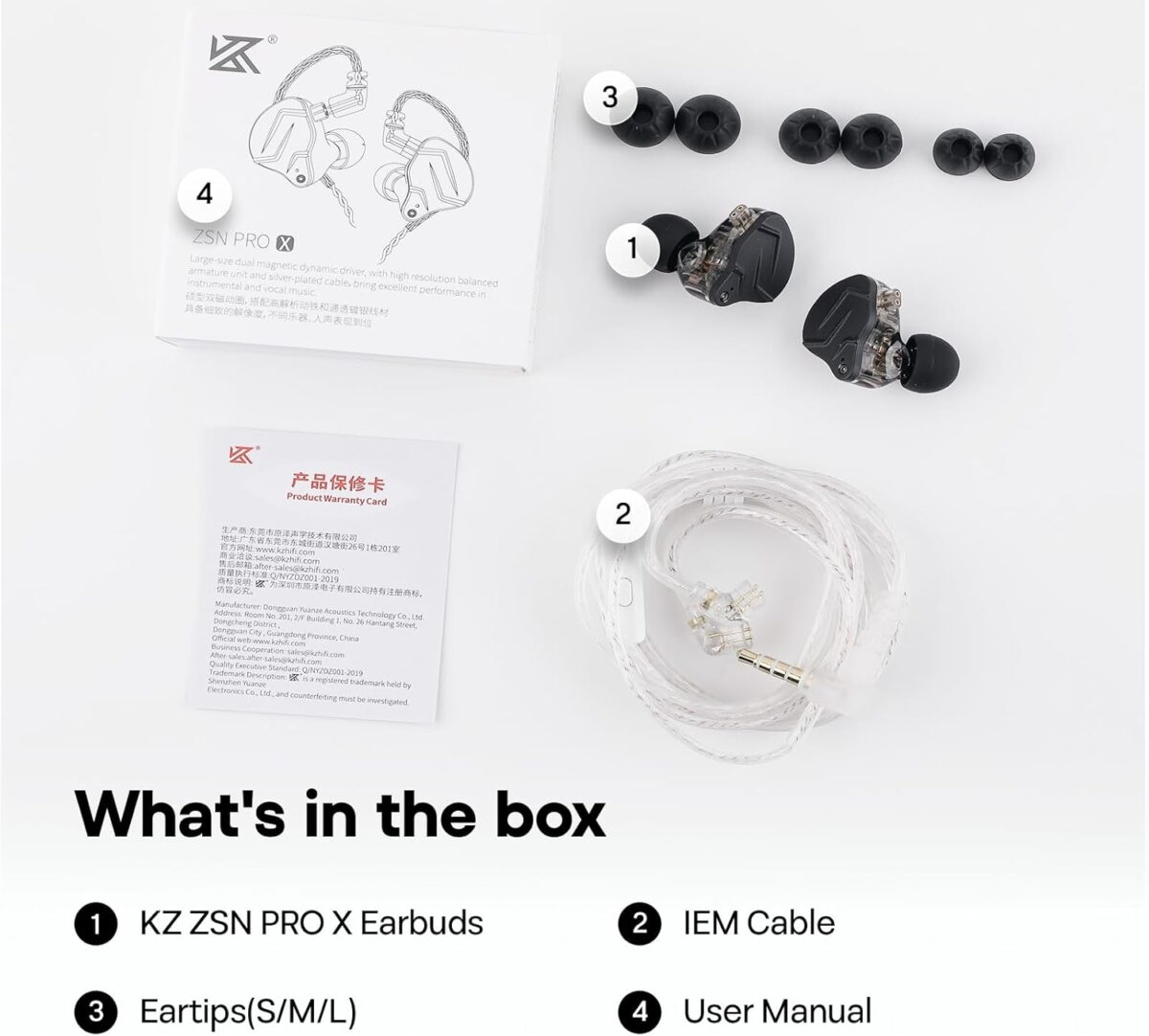 KZ ZSN PRO X Wired Earphone Dual Driver 1BA+1DD Hybrid Metal Buds with Gold Plated Pin HD Condenser Mic Ergonomic Design Earphones - Image 8