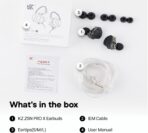 KZ ZSN PRO X Wired Earphone Dual Driver 1BA+1DD Hybrid Metal Buds with Gold Plated Pin HD Condenser Mic Ergonomic Design Earphones - Image 8