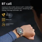 Hoco Y22 Smart Watch 1.43 inch AMOLED Always On Display Zinc Alloy Frame IP67 Waterproof 200mAh Battery Up to 7 Days Backup Smartwatch - Image 4