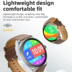 Hoco Y22 Smart Watch 1.43 inch AMOLED Always On Display Zinc Alloy Frame IP67 Waterproof 200mAh Battery Up to 7 Days Backup Smartwatch - Image 5