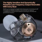 KZ EDX Pro X Wired Earphone Single Dynamic Driver Detachable Cable HD Mic 1.2m Cable Length 3.5mm Connector Wired Earphone - Image 3