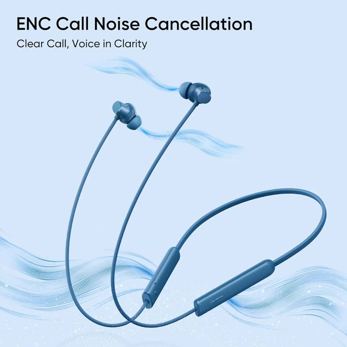 Realme Buds Wireless 5 Lite Neckband Earphones In Ear 12.4 mm Dynamic Bass Boost Driver Up to 35 Hours Playback 45ms Low Latency IP55 Dust & Water Resistance Wireless Bluetooth Earphones - Image 3