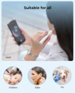 BEBIRD R1 Ear Wax Remover Tool Zinc Alloy Spoon with Food Grade Silicone Cover IP67 Waterproof 10MP Distortion Free Autoscope Camera Visual Ear Cleaner for Men and Women - Image 3