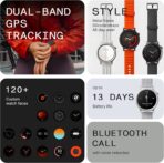 CMF Watch 3 Pro Smart Watch 1.43 inch AMOLED Display 60Hz Refresh Rate Metal Frame Bluetooth Calling 120+ Custom Watch Faces 131 Sports Modes IP68 Water Resistance Up to 13 Days Battery Life Smartwatch for Men and Women - Image 2