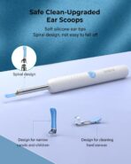 BEBIRD R1 Ear Wax Remover Tool Zinc Alloy Spoon with Food Grade Silicone Cover IP67 Waterproof 10MP Distortion Free Autoscope Camera Visual Ear Cleaner for Men and Women - Image 7