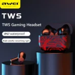 AWEI T29 Pro RGB Gaming TWS Bluetooth Earphones In-ear Touch Control IP67 Waterproof Type-C Quick Charge With Microphone Up to 7 Hours Playtime Wireless Earbuds - Image 9