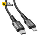 Acefast C1-01 USB-C to Lightning Cable 1.2m Long 30W PD Fast Charging Suported Braided Cable