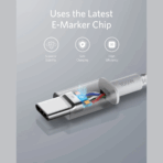 Anker A8756 100W USB-C to USB-C Braided Cable Up to 480 Mbps Data Transfer Stable Charging Wide Comaptibility Anker 333 Series Fast Charging Cable - Image 4