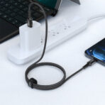 Acefast C1-01 USB-C to Lightning Cable 1.2m Long 30W PD Fast Charging Suported Braided Cable - Image 4