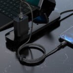 Acefast C1-01 USB-C to Lightning Cable 1.2m Long 30W PD Fast Charging Suported Braided Cable - Image 5