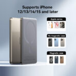 Joyroom JR-PBM08 Pro 10000mAh Wireless Power Bank PD 20W Fast Charging 15W Wireless Charging 2 Input 2 Output Ultra Thin Lightweight Powerbank - Image 8