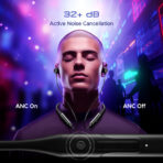 boAt Rockerz 255 ANC Wireless Neckband Earphones 32dB ANC 13mm Driver 60mS Low Latency Up to 100 Hours Playback Google Fast Pair Bluetooth Neckband Earphones - Image 5