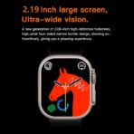 HiWatch T900 Ultra 2 Smart Watch 2.19 inch Large Display Bluetooth Calling Sports Modes Health Monitoring Up to 5 Days Backup Wireless Charging Smartwatch - Image 6