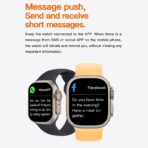 HiWatch T900 Ultra 2 Smart Watch 2.19 inch Large Display Bluetooth Calling Sports Modes Health Monitoring Up to 5 Days Backup Wireless Charging Smartwatch - Image 19