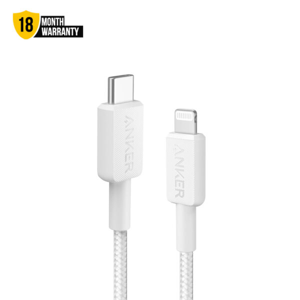 Anker 322 USB-C to Lightning Cable 60W PD Fast Charging Up to 480Mbps Data Transfer Apple MFI Certified Charging Cable