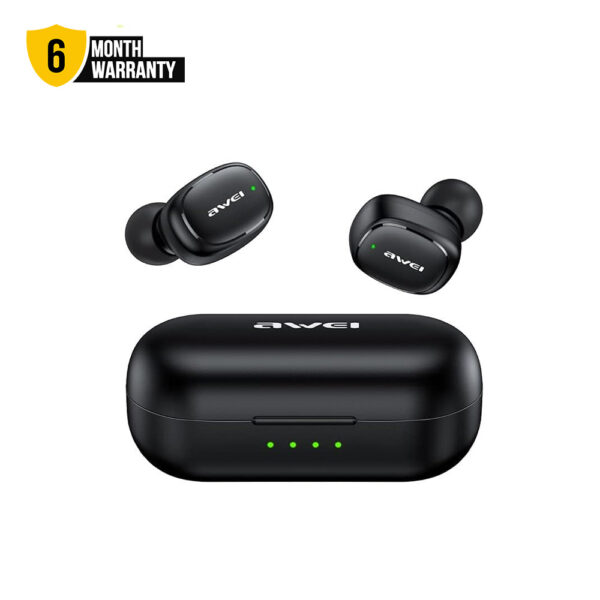 AWEI T13 PRO True Wireless Bluetooth Earbuds IPX6 Waterproof In-Ear Integrated Type-C Charging Up to 8 Hours Playtime Wireless Earbuds