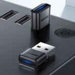 Baseus BA04 Bluetooth Receiver Adapter Version 5.0 Driver Free Plug and Play Up to 20m Range Desktop Laptop Bluetooth Receiver - Image 5