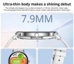 COLMI V89 Smart Watch 1.43 inch AMOLED Always On Display Bluetooth Calling 100+ Sports Mode Health Monitoring IP67 Waterproof Up to 7 Days Backup 7.9mm Ultra Thin Lightweight Smart Watch - Image 7
