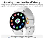 COLMI V89 Smart Watch 1.43 inch AMOLED Always On Display Bluetooth Calling 100+ Sports Mode Health Monitoring IP67 Waterproof Up to 7 Days Backup 7.9mm Ultra Thin Lightweight Smart Watch - Image 5