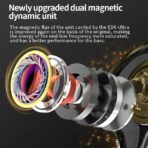 KZ EDX Ultra Wired Earphones 3.5mm Connector 10mm Dual Magnetic Dynamic Driver Stereo Sound Powerfull Bass 1.2m Cable Length Wired Earphone - Image 4