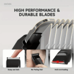Xiaomi Enchen Boost 2 Hair Trimmer 0.8mm Precision 7 Length Settings from 3mm to 21mm Up to 200 Minutes Runtime Type-C Fast Charging Cordless Trimming - Image 9