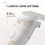 Xiaomi Enchen Boost 2 Hair Trimmer 0.8mm Precision 7 Length Settings from 3mm to 21mm Up to 200 Minutes Runtime Type-C Fast Charging Cordless Trimming - Image 6