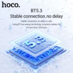 Hoco ES62 Wireless Neckband Earphone 10mm Driver BT 5.3 Magnetic Buds Support TF Card Up to 120 Hours Playtime Type C Charging Wireless Bluetooth Earphones - Image 4