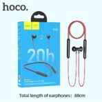 HOCO ES67 Wireless Neckband Earphone 14.2mm Driver BT 5.2 IPX5 Waterproof Up to 20 Hours Playtime Magnetic Semi In-Ear Buds Wireless Bluetooth Earphones - Image 8