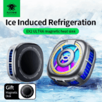 Plextone EX2 Ultra RGB Phone Cooler 12W Strong Power 7 High-Speed Fan RGB Lightning Magnetic Radiator for Gaming and High Performance Cooling - Image 3