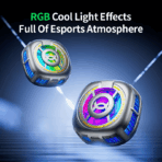 Plextone EX2 Ultra RGB Phone Cooler 12W Strong Power 7 High-Speed Fan RGB Lightning Magnetic Radiator for Gaming and High Performance Cooling - Image 6