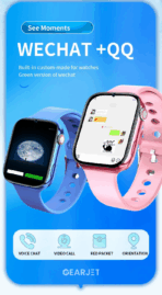 Hello Z7S Android Smart Watch 16GB 256GB Google Playstore 5G Band Voice and Front Camera Video Calling 1.69 inch HD Touch Screen Face ID Unlock Remote Control Android iOS Compatible App Smartwatch for Men and Women - Image 7