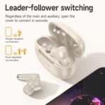 Hoco EQ24 Estrella Wireless Earbuds Noise Cancelling BT 5.4 13mm Driver Touch Control Up to 28 Hours Playtime Type-C Charging Wireless Bluetooth Earphone - Image 6