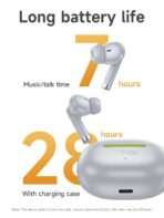 Hoco EQ24 Estrella Wireless Earbuds Noise Cancelling BT 5.4 13mm Driver Touch Control Up to 28 Hours Playtime Type-C Charging Wireless Bluetooth Earphone - Image 8