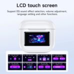 HOCO EW73 TWS Wireless Earbuds LCD Touch Screen Display BT Version 5.4 13mm Driver Five Music Modes Auto Fast Pairing Touch Control Type-C Charging Wireless Bluetooth Earphones - Image 8