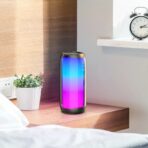 Hoco HC18 Wireless Speaker Jumper Colorful Luminous Lightning 10 W IPX6 Waterproof SD/TF Card Supported AUX Connection Large 2400mAh Battery Wireless Bluetooth Speaker - Image 3